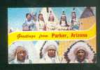 Indiens Amérique Du Nord - Greetings From PARKER  (indienne  Indien - En L'état ) - Indios De América Del Norte