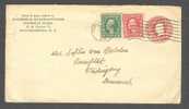 United States Uprated Postal Stationery FARMERS & MANUFACTURERS NATIONAL BANK Poughkeepsie 1920 To Vordingborg Denmark - 1901-20