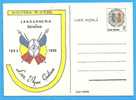 100 Years Since The Foundation Of Romanian Gendarmerie. ROMANIA  Stationery Postcard 1993. - Police - Gendarmerie