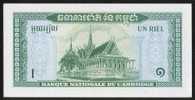 Billet De Banque Neuf - 1 Riel - N° 262773 - Banque Nationale Du Cambodge - Kambodscha