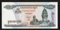 Billet De Banque Neuf - 100 Riels - N° 0008626 - National Bank Of Cambodia - Cambodge 1998 - Cambodja