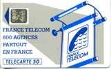 Te 11C-510  600 AGENCES  VARIETE DOUBLE FRAPPE Du N° Au Verso !!! - “600 Agences”