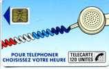 Ko 11A-610  CORDON   120u  Puce SC4 On   VARIETE  VERSO DECALE A GAUCHE !!! - Telefonschnur (Cordon)