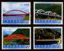 2010 Taiwan Bridge Stamps (IV) Architecture River Mount - Altri (Terra)