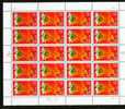 1999 USA Chinese New Year Zodiac Stamp Sheet - Hare Rabbit #3272 - Nouvel An Chinois