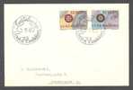 Luxembourg 1967 FDC Cover Europa CEPT Sent To Denmark - FDC