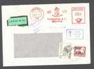 Sweden Postage Due T-Cancelled Lösen Label Cover 1975 From Germany FUHRMANN & CO BREMEN Meter Stamp Cancel - Strafport