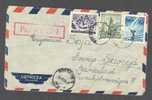 Poland Lotnicza Airmail Par Avion RZESZOW 1954 Cover To Mariestad Sweden - Aviones