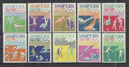 ALBANIA 1964  - OLYMPIC GAMES - CPL. SET - MNH MINT NEUF NUEVO - RARE - Summer 1964: Tokyo