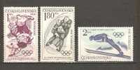 CZECHOSLOVAKIA 1964  - WINTER OLYMPIC GAMES - CPL. SET - MNH MINT NEUF NUEVO - Hiver 1964: Innsbruck