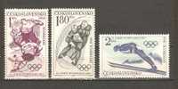 CZECHOSLOVAKIA 1964  - WINTER OLYMPIC GAMES - CPL. SET - MNH MINT NEUF NUEVO - Inverno1964: Innsbruck