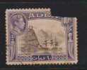 Aden 1939 Used Hinged, Rs10/- KGVI ,  BADLY DAMAGED,   Only   FILLER, As Scan - Aden (1854-1963)