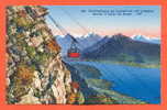 Dpt   74   Teleferique De Veyrier Du Lac D´annecy Menthon Et Massif Des Bauges - Veyrier