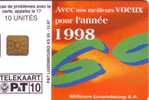 LUXEMBOURG PRIVEE TANGO RESEAU GSM 10U 1998  SUPERBE  TRES RARE - Luxembourg