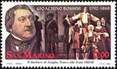 REPUBBLICA DI SAN MARINO - ANNO 1992 - MUSICA COMPOSITORE GIOACCHINO ROSSINI  - NUOVI MNH ** - Ungebraucht