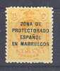 MA61-l32431TAN.Maroc.Maro Cco.MARRUECOS   ESPAÑOL.  1916/0  (Ed 61** )sin Fijasellos.LUJO - Ongebruikt