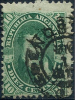 Pays :  43,1 (Argentine)      Yvert Et Tellier N° :     19 A (o) - Used Stamps