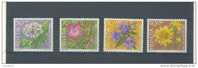 SUISSE.1991. POUR LA JEUNESSE. FLEURS DE LA FORÊT. YVERT N° 1383-1386 - Unused Stamps
