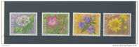 SUISSE.1991. POUR LA JEUNESSE. FLEURS DE LA FORÊT. YVERT N° 1383-1386 - Neufs