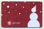 JackCash,  U.S.A.  Carte Cadeau Pour Collection # 8 - Cartes De Fidélité Et Cadeau