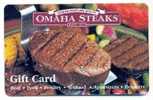 Omaha Steaks,  U.S.A.  Carte Cadeau Pour Collection # 1 - Gift And Loyalty Cards