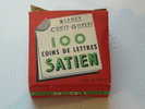 Boîte Ancienne En Carton De Coins De Lettres Satien Blanzy Conté-Gilbert Article De Bureau - Cajas/Cofres