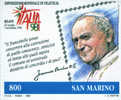 REPUBBLICA DI SAN MARINO - ANNO 1998 - ITALIA 98 - GIOVANNI PAOLO II - EMISSIONE CONGIUNTA- NUOVI MNH ** - Neufs