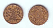 Germany 5 Rentenpfennig 1923 A - 5 Renten- & 5 Reichspfennig
