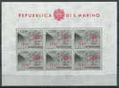 1962 COMPLETE SET MNH ** AIR POST SHEET - Blocks & Sheetlets