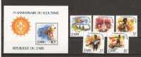 Zaïre: 1164/ 1168 ** + BF 52 **  Scoutisme - Unused Stamps