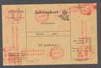 Denmark Adressekort Bulletin D´Expedition Freight Bill VESTERBRO Postkontor 1962 Mult. Red Cancels (I) - Cartas & Documentos