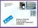 BELGIQUE : Enveloppe Avec Timbres 22/03/2010 - Rtbf - Van Rysselberghe - Raisin - Storia Postale