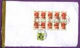 INDE : Enveloppe Avec Timbres - 16/09/2010 Recommandé - CV RAMAN - INDIRA GHANDI - Storia Postale