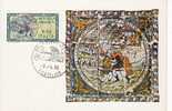 Carte Maximum ITALIE N° Yvert 1643 (Céramique Sicilienne) Obl Ill 1985 - Cartes-Maximum (CM)