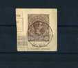 - ITALIE . ENTIER COLIS POSTAL 1884 OBLITERE 1891 SUR FRAGMENT . - Paketmarken