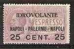 1917 REGNO POSTA AEREA NAPOLI PALERMO MNH ** - RR3271 - Airmail