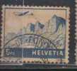 Switzerland 1941 Used Hinged, 5F Air Series, Landscape, Airplane, Aviation, Mountains, Nature, Cat .9.50 Pounds - Gebraucht