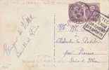 CARTE TYPE BLANC1932  CACHET DAGUIN VITTEL - Temporary Postmarks