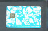 FRENCH POLYNESIA - Chip Phonecard/Flowers 30 Units - Frans-Polynesië