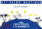 PARIS  SALON NAUTIQUE  1991 - Exhibitions