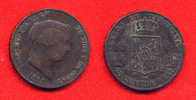ESPAGNE - SPAIN -  ESPAÑA - ISABEL II - 25  CENTIMOS DE REAL 1854 - Other & Unclassified