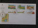 ISRAEL 1990 FDC NATURE RESERVES - Lettres & Documents