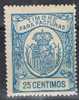 Timbre Para Facturas 25 Cts Azul. Fiscal  ** - Steuermarken