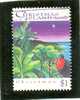 1993 CHRISTMAS ISLAND Y & T N° 398 ( O ) Christmas 1$ - Christmaseiland