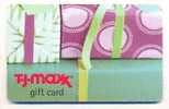 T-J-Maxx , U.S.A.,  Carte Cadeau Pour Collection # 22 - Cartes De Fidélité Et Cadeau