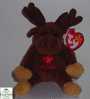 Villager Moose TY Beanies Babies - Plush - Figurine - Keychain - Porte-clés - Orignal - Autres & Non Classés