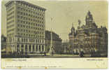 CANADA -  MANITOBA - WINNIPEG - CITY HALL SQUARE - SOUVENIR PC BACK - Winnipeg