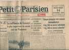 Le Petit Parisien Du 14/10/1942 " Le P.P.F. Demande En Faveur Des Prisonniers La Suppression Du Tabac Alloué Aux Juifs" - Le Petit Parisien