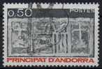 ANDORRE Poste 321(o) Ecu Primitif Des Vallées D´Andorre 2 - Used Stamps