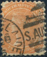 Pays :  48 (Australie Du Sud : Colonie Britannique)      Yvert Et Tellier N° :  37 (o) Double Oblitéraion - Gebraucht